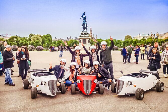 Hotrod Vienna Daylight Tour The most famous & fastest Tour Vienna - Schwedenplatz and the Danube Canal Side: Old Town Meets Modern Energy