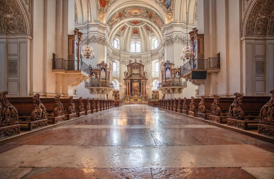 Salzburg Cathedral: Guided Tour with Entry Ticket - White Marble, Baroque Detail, and the Stories on the Façade